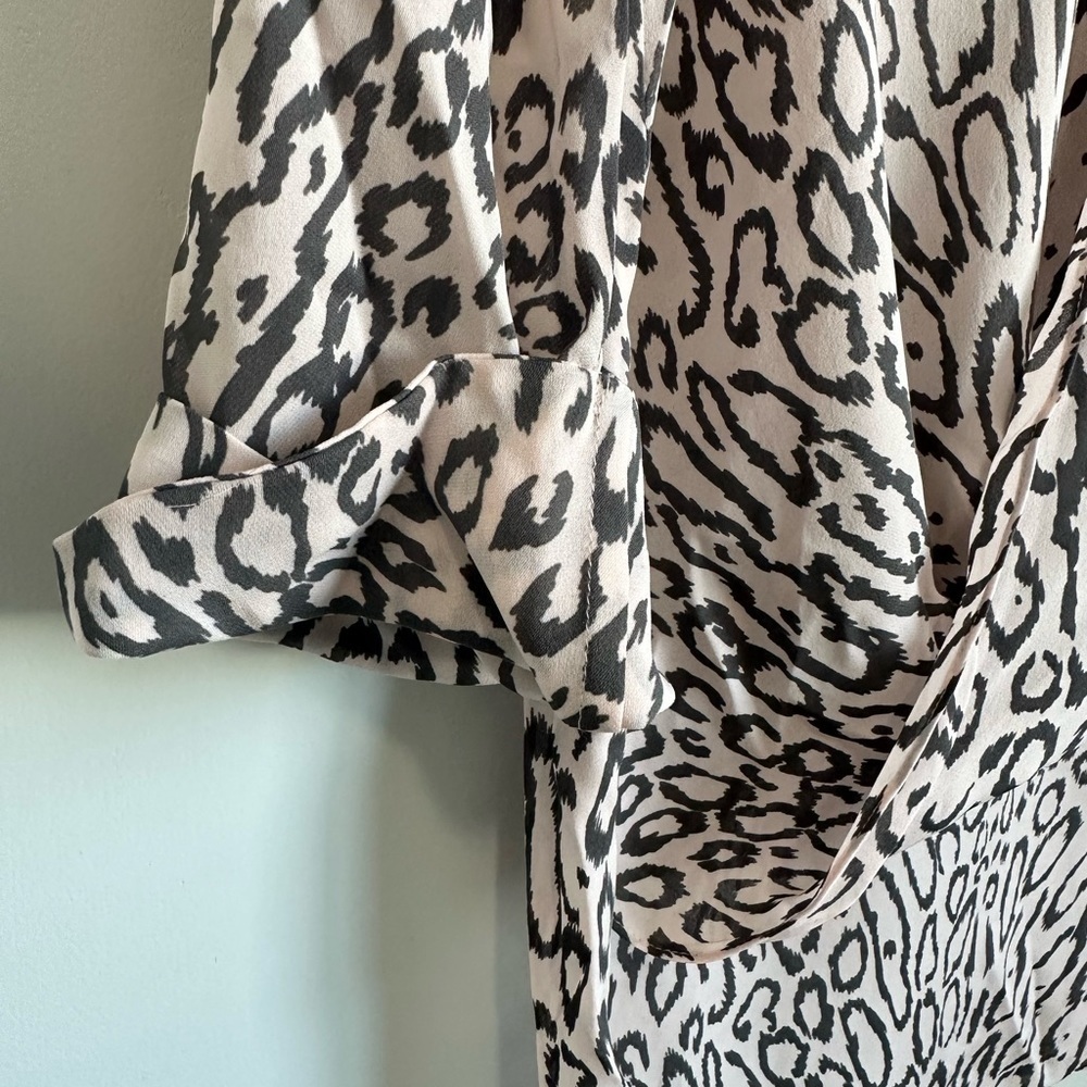 L’agence Front Wrap Silk Blouse in Nectar - Picture 5 of 6
